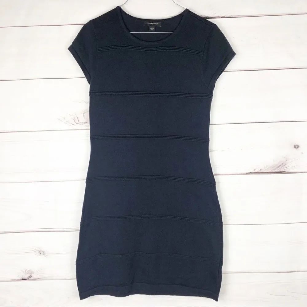 Banana Republic Navy Sweater Dress size Small